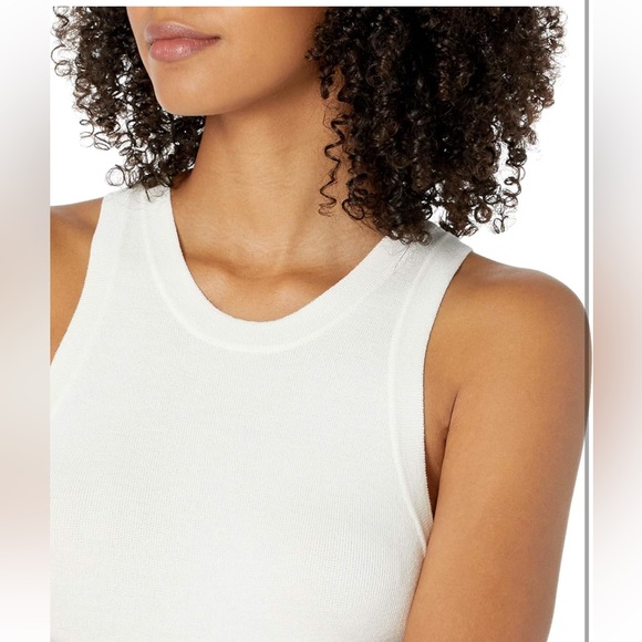The Drop Women's Gina Fitted Sleeveless High-Neck Cut-In Sweater Tank - Picture 5 of 5